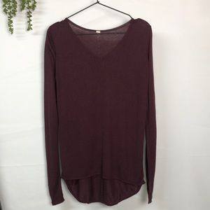 LULULEMON | Women’s Sweater Burgundy | Size 8